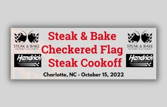 Steak and Bake Checkered Flag Steak Cookoff
