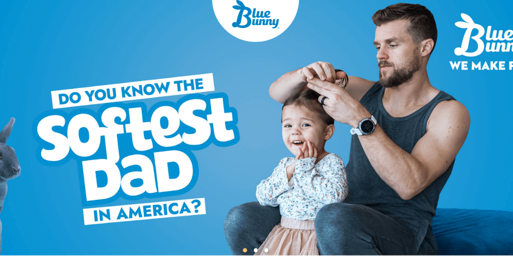 2023 Blue Bunny - Softest Dad In America Contest