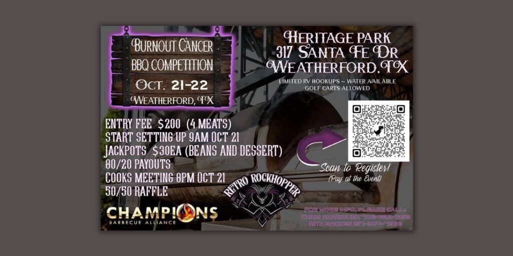 2022 Burnout Cancer BBQ Competition