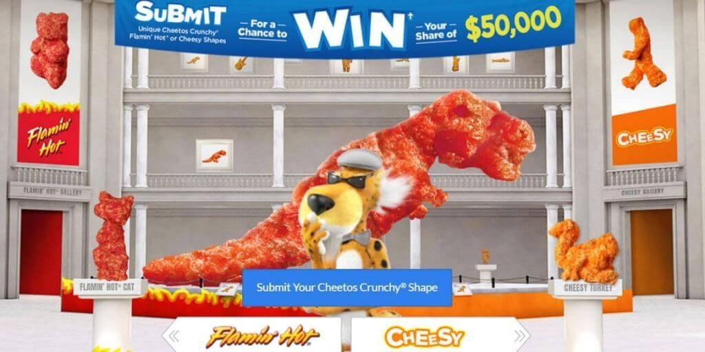 2019 Cheetos Crunchy® Flamin’ Hot® or Cheesy (Canada Only)