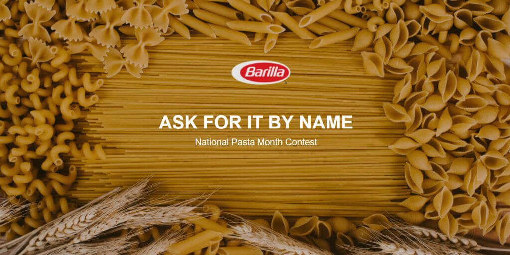2019 Chef’s Roll “Barilla National Pasta Month” Contest