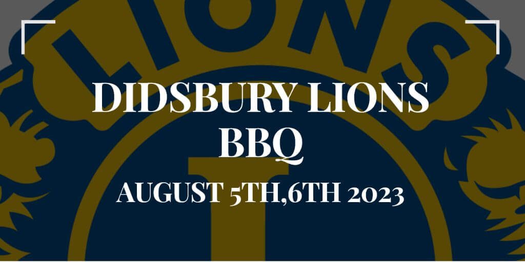 2023 Didsbury Lions BBQ