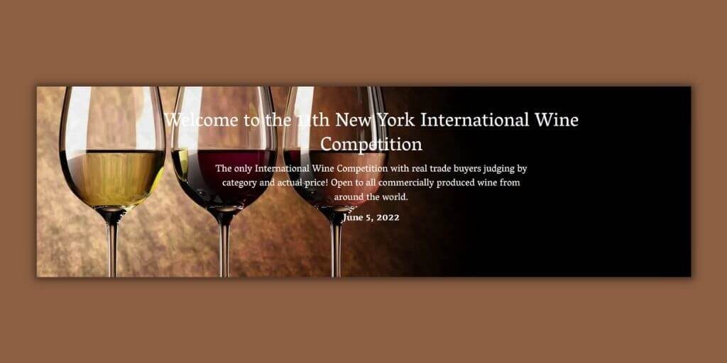 2022 New York International Wine Competition