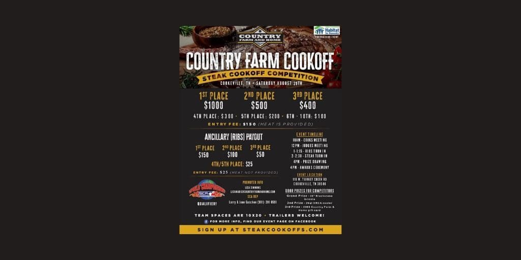 2020 Country Farm Steak Cookoff @ Cookeville, TN
