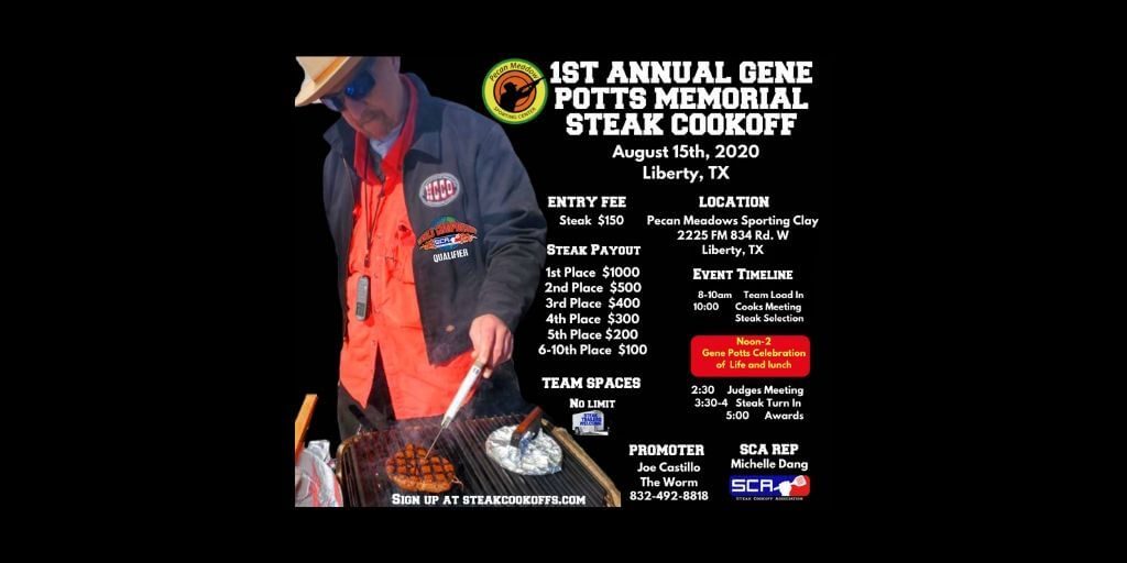 2020 Gene Potts Memorial Cookoff @ Liberty, TX