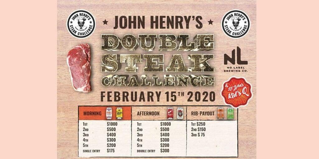 2020 John Henry's Double Steak Challenge @ Katy, TX