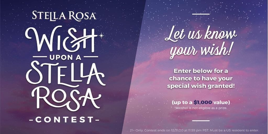 2020 Wish Upon a Stella Rosa Contest